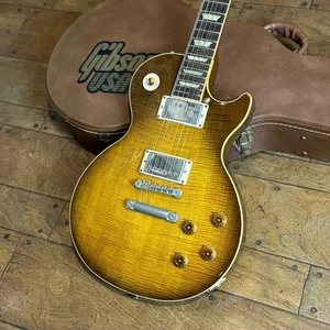 Used '91 Gibson Les Paul Reissue Heritage Dark Sunburst Pre Historic 4.1kg W/HSC - Picture 1 of 11