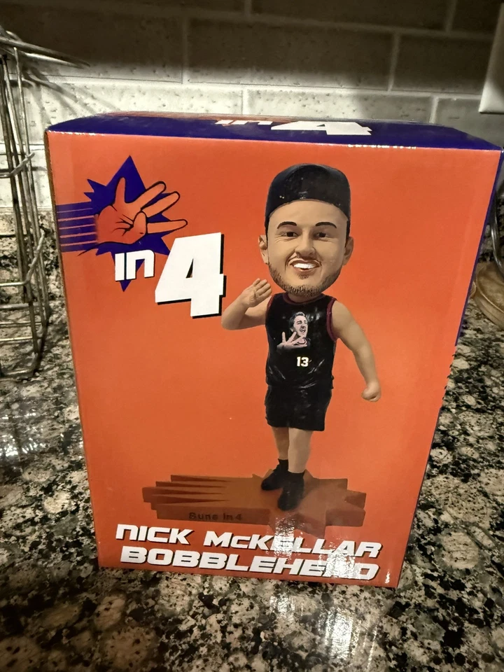 Nick McKellar Phoenix Suns Suns In 4 Bobblehead NBA 2021 Finals Devin Booker  - Image 1 of 1