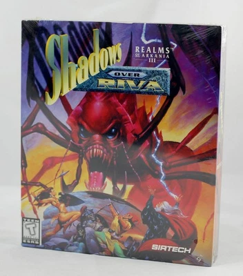 SEALED 1996 Realms of Arkania III 3: Shadows Over Riva SirTech Big Box PC - Image 1 of 4