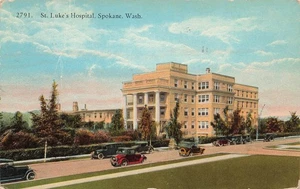 SPOKANE WA ST LUKES HOSPITAL 1927 VINTAGE POSTCARD 091825 U - Picture 1 of 2