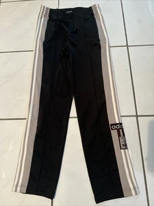 Adidas Originals Adibreak Track Pants Training Pants Button Placket Gray Sz S 10 - Picture 1 of 14