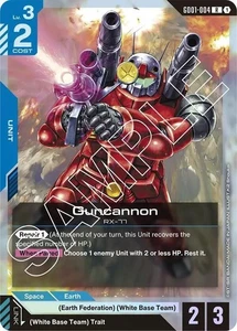 Guncannon Foil - GD01-004 NM - Gundam TCG Card Game - Bild 1 von 1