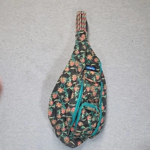 KAVU Rope Sling Crossbody Bag SPARKLERS Pattern Backpack - Picture 1 of 4