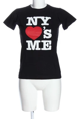 B&C COLLECTION Print-Shirt Damen Shirt Gr. DE 36 schwarz-weiß-rot Casual-Look - Bild 1 von 4