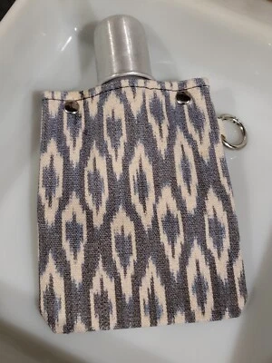 Tote + Able USA Canvas Flask & Aluminum Shot Glass Lid 120ml 6" - Image 1 of 4