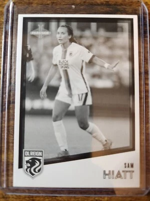 2023 Parkside NWSL Vol. 1 Sam Hiatt Black & White SP #79 OL Reign - Image 1 of 2