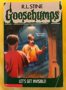 Goosebumps 6 Let's Get Invisible! RL Stine Scholastic 1993 - Picture 1 of 3