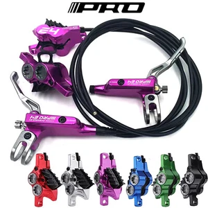 IIIPRO MTB Bike 4-Piston Hydraulic Disc Brake Lever Set Brake Caliper 800/1550mm - Picture 1 of 18