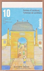 Canada -Booklet Pane of 10 in Cover - Fortress of Louisbourg #1551b (BK175) -MNH - Picture 1 of 2