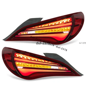 LED Turn Signal Rear Red Tail Lights Assembly For Mercedes Benz CLA 2014-2019 - Foto 1 di 16