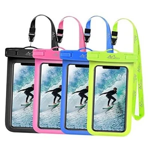  Waterproof Phone Pouch Holder [4 Pack], Underwater Phone Case Bag with  - Photo 1 sur 8