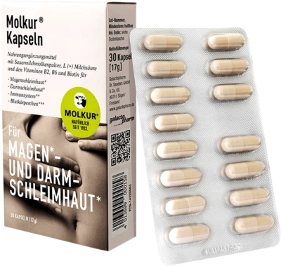 INTERCELL PHARMA GMBH Dr. Enzmann MOLKUR 90 Kapseln. PROBIOTISCHER GESUNDER DARM – Molkenkonzentrat