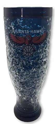 HUNTER Atlanta Hawks NBA 16oz Ice Pilsner Freezer Mug Cover