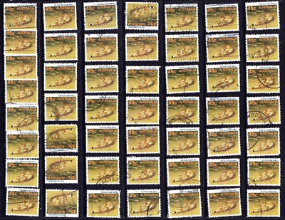 1986 45c Textile Cone Shell Marine Life Stamps Australia BULK USED LOT x 50 - Image 1 of 2
