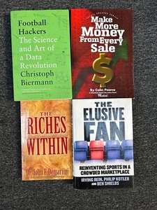 Bulk Lot Bundle of 4 Books Self Help Mind Happiness Money Etc - Picture 1 of 8