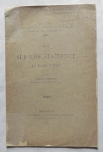 Note sur une statuette de Mars Ultor par Franz Cumont – 1902 - Bild 1 von 2