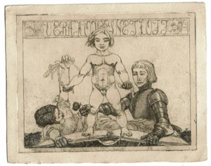 Originaler Kunstdruck Vera Kousnetzoff Radierung oder Holzschnitt Kuznetzova - Picture 1 of 2