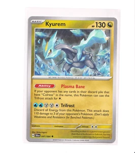 Pokemon Kyurem 047/064 Uncommon Near Mint - Picture 1 of 2
