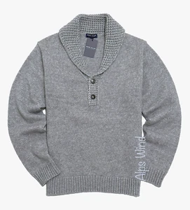 Peter Millar Crown Crafted Eklund Shawl Popover Sweater-Gale Size-L NWT$595 - Picture 1 of 9