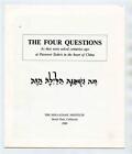 The Four Questions As Asked Centuries Ago in China at Passover Seders