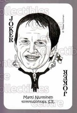 2011-12 Finnish World Champions Playing Card #55 Matti Nurminen