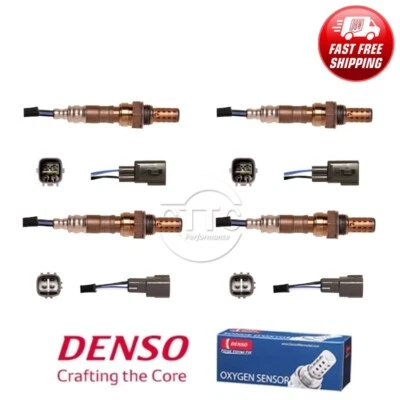 Juego de 4 piezas de sensor de oxígeno DENSO genuino para Lexus SC400 1992-1995 4,0 L V8 Foto 1 de 4