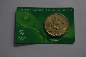 🧭 🇦🇺 AUSTRALIA 5 DOLLARS 2000 TENNIS SYDNEY OLYMPICS B62 #57 - Picture 1 of 2