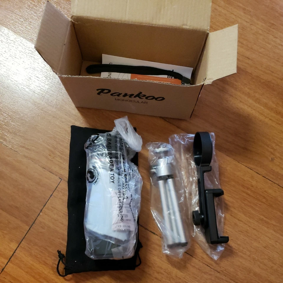 Pankoo 40x60 Monocular Telescopes High Power Prism Monocular HD Dual Focus Scope - Image 1 of 1