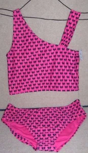 GIRLS SIZE XX LARGE (14-16 ) * OLD NAVY* PINK HEART PATTERN SWIMSUIT NWT - Picture 1 of 2