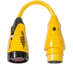 MARINCO EEL Pigtail Adapter, 50A 125/250V Male to 30A 125V Female - Picture 1 of 1