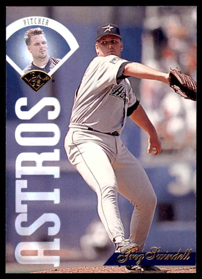1995 Leaf Greg Swindell Baseball Cards #282 - Image 1 of 2