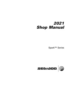 Seadoo Spark Service Manual & 900 ACE Engine Manual | 2021 | MAILED CD OR USB - Picture 1 of 20