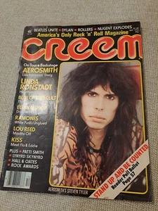 Creem Magazine, December 1976, Steven Tyler, Aerosmith, Ramones, KISS - Picture 1 of 15