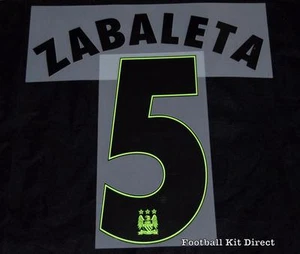Manchester City Zabaleta 5 2015/16 Champions League Name/Number Third - Picture 1 of 1