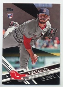 2017 Topps Update BEN TAYLOR Rookie RC BLACK BORDER PARALLEL #/66 Boston Red Sox