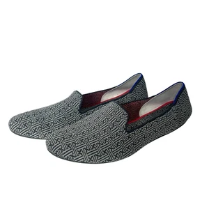 Rothy’s anthrazitfarbene Gitter-Halbschuhe Slipper Schuhe bequem geometrisch nicht mehr produziert Damen 10,5 - Bild 1 von 8