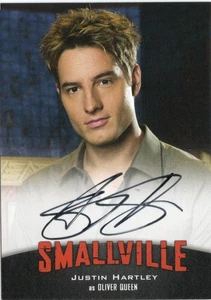 Smallville Seasons 7-10 Auto Autograph Card A2 Justin Hartley as Oliver Queen - Picture 1 of 1