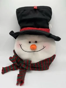 Peluche natalizio natalizio natalizio pupazzo di neve imbottito decorazione porta da parete 18" - Foto 1 di 6
