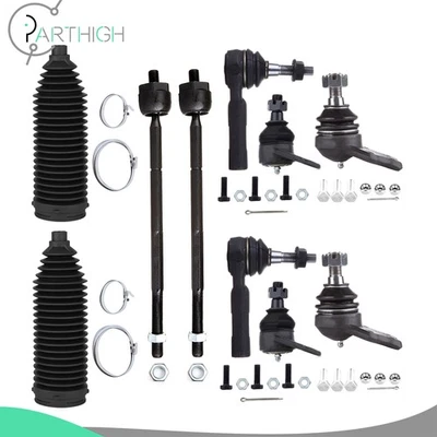 10x Estante de varilla de amarre de rótula delantera y fuelle de piñón para Dodge Durango 2000-2003 Foto 1 de 4