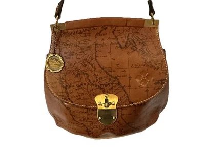 Bolso Bandolera de Cuero Patricia Nash Veneto/Italia Mapa Sillín, Óxido, 10x9x3 Foto 1 de 4
