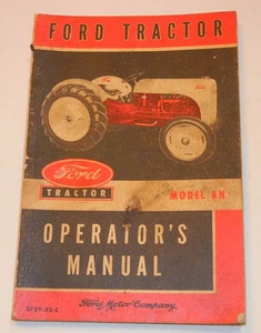 Ford New Holland Traktor Serie 8N; Besitzer, Bediener, Wartung Service Handbuch - Bild 1 von 3