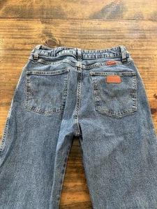 Wrangler Boys Youth Cowboy Cut Jeans Size 7x32 Medium Wash Western 1018MWZSW - Picture 1 of 11