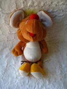 Ratón de Peluche con Nariz Roja en Zapatos Amarillos - 11" - Imagen 1 de 6