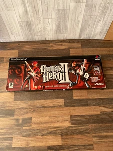 Playstation 2 Guitar Hero 2 Controller Boxed in Black/White Game - Picture 1 of 10