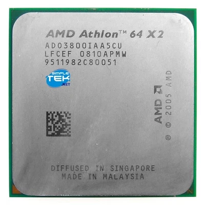 AMD Athlon 64 X2 4600+ Ada4600iaa5cu Procesador CPU Socket Am2 89 Reformado - Imagen 1 de 4