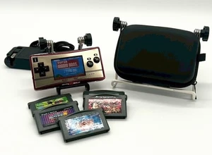 Micro Consola Nintendo Gameboy Famicom Modelo 20 Aniversario 6xJuego Japón #444 - Imagen 1 de 19
