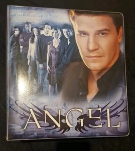 Angel Season 4 : Binder & Complete Base Trading Card Set, Chase, Promo & Wrapper - Picture 1 of 19