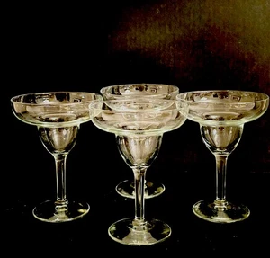 4er Set Princess House Heritage große 4,50 "breite Margarita Gläser 6,75" hoch - - Bild 1 von 6