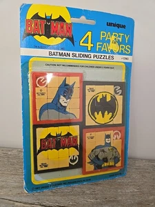 Vintage DC COMICS Batman SCHIEBEPUZZLES #1740 versiegelt auf Karte USA  - Bild 1 von 10