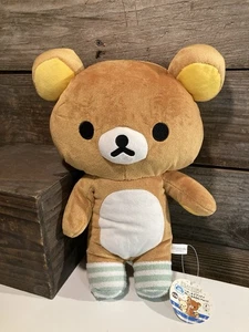Peluche Korilakkuma 12" San-X 2014 Peluche Rilakkuma Tag Fans Club - Foto 1 di 8